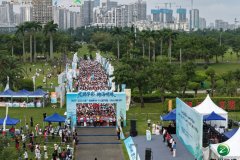 2025“金钻习酒”美丽中国·全民健身跑(海南・海口站)燃动万绿园